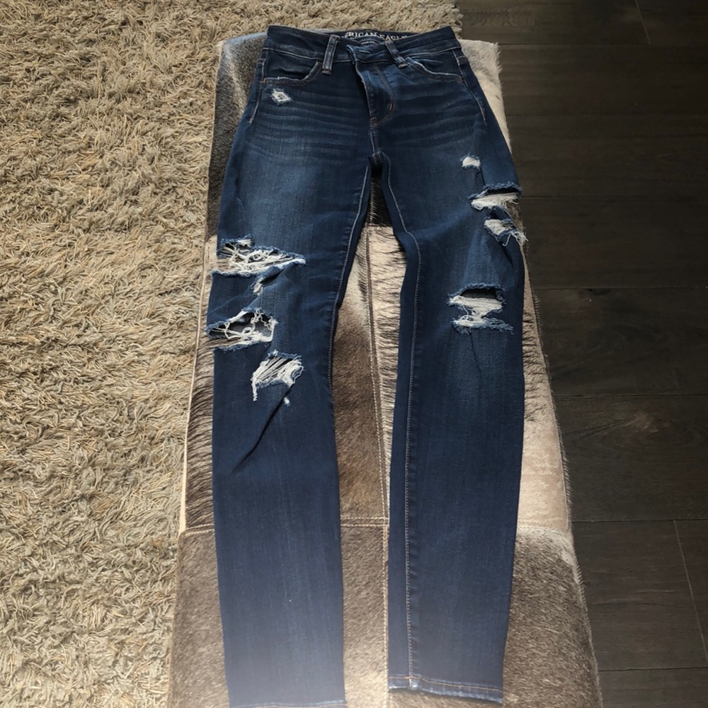 American eagle Hi rise jegging double zero